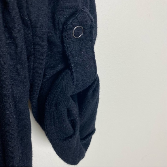 Woman's Sweater- Cowl Neck, Button Tab Sleeve, lightweight, Warm, pull over - Picture 4 of 8